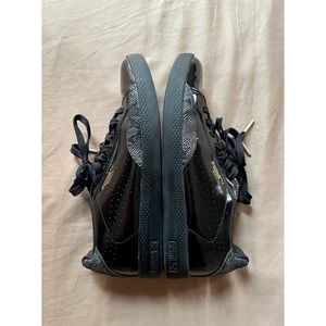 Puma Black Patent Sneakers